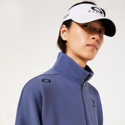 Skull Bulge H/Z Pullover Fleece - Blue Tar