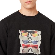 Sunglass Print Crewneck - Dark Gray Heather