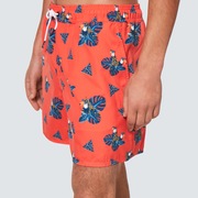 Toucan Tropics 16 Beach Short - Toucan Magma Orange
