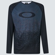 Oakley MTB LS Tech Tee in Gray Pixel Print | Oakley® | Official