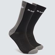 Icon Road Short Socks - Black/Grey