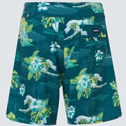 Tropical Bloom 18 Boardshort - Bayberry Hawai