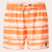 Blur Stripes Rc 16" Beachshort - Blurred Stripe Orange