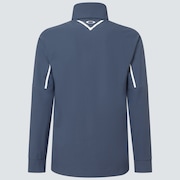 Skull Synchronism Aloft Mock Neck - Dark Aqua