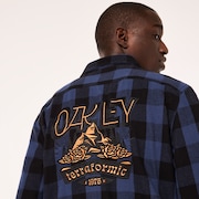 Terraformic LS Button Down - Black/Blue Check