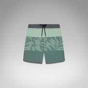 Session Rc 19" Boardshort - Faded Green Hibiscus Str