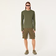 Latitude Flight Shell Tee - Boulder Green