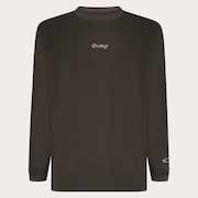 En New Retro L/S Tee Flag 1.7 - Shadow/Black