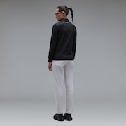 Elevate Embossed LS Mock Shirt - Pitch Black