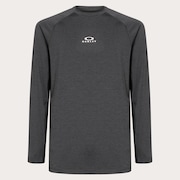O Fit Rc LS Tee - Black/Gray Heather