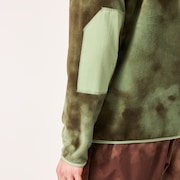Tc Rykkinn Rc Fleece - Green Clouds Print