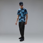 Striking Tech Cold SS Tee Diffuse - Sky Blue Print