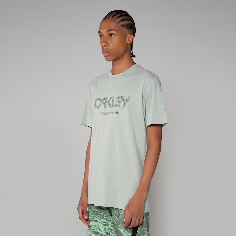 Camiseta Oakley Coral Organic Surf SS - Stone Gray
