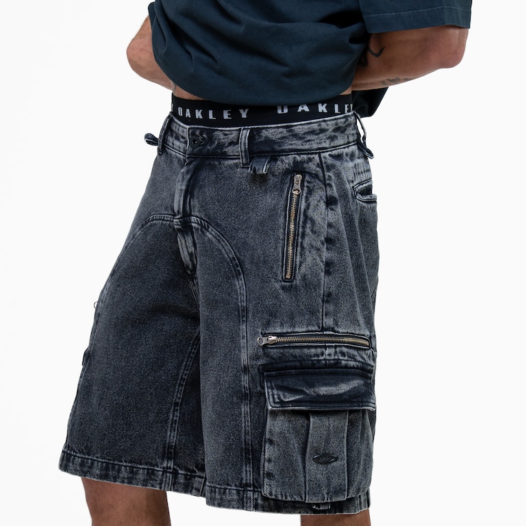Oakley Grungecore Loose Shorts - Black Wash