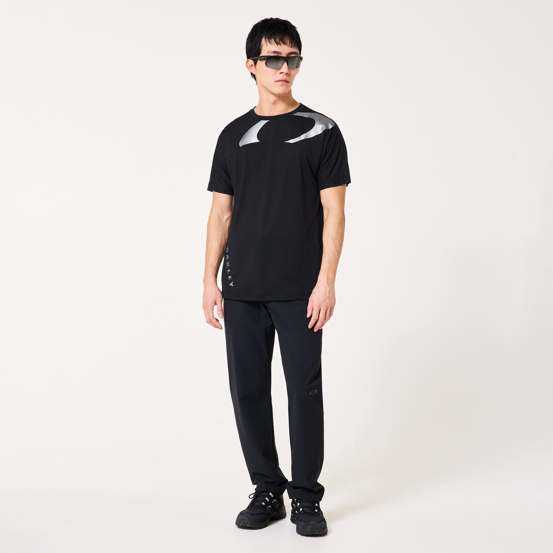 YO　オークリー OAKLEY PERFOMANCE FIT S 黒 オークリー O-Lasting Cool Perf SS O Tee 4.0 Pitch Black