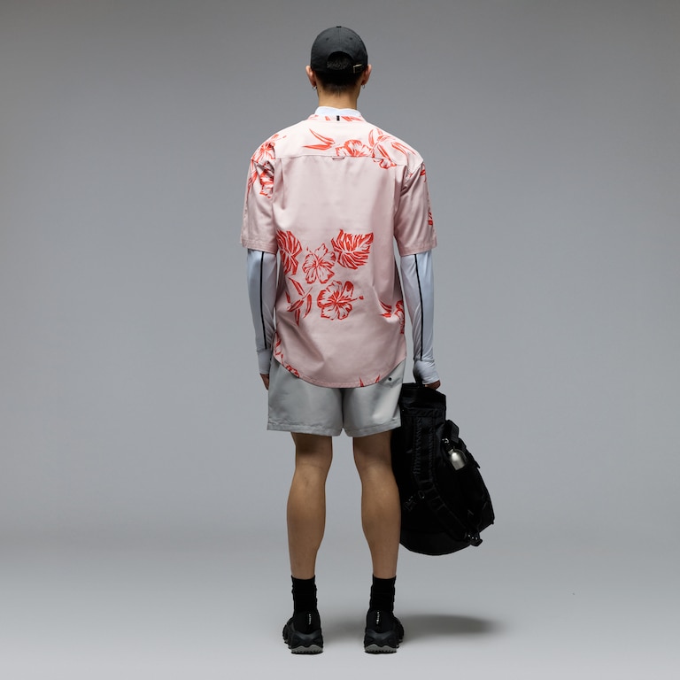 Hibiscus Breeze Tee - Faded Pink