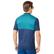 Ergonomic Evolution Polo Short Sleeve - Dark Blue Medium Heather