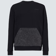 Soft Dye Crew Sweatshirt - Blackout