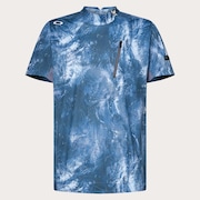 Skull Bold Omble Mock - Blue Storm Print