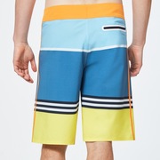 Striped 1975 Boardshort 21 - Blue Yellow Color Block
