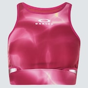Tie Dye Racerback Sports Bra - Burgundy Tie Dye