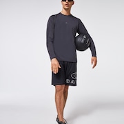 Foundational Heathered LS - Dark Gray Heather