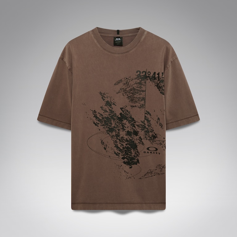 Origin Map Tee - Dark Umber