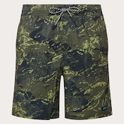 Camo H2O Rc 18" Beachshort - Tiger Mountain Camo Green