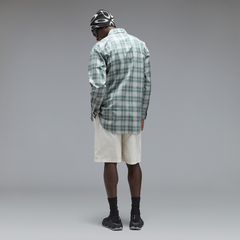 Oak Light Plaid Shirt - Aviator Green Check