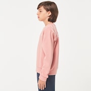 Enhance Qd Fleece Crew Ytr 4.0 - Coral Marle