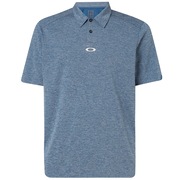 Aero Ellipse Polo - Ensign Blue Light Heather