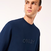 Embroidered B1B Crew Sweatshirt - Team Navy
