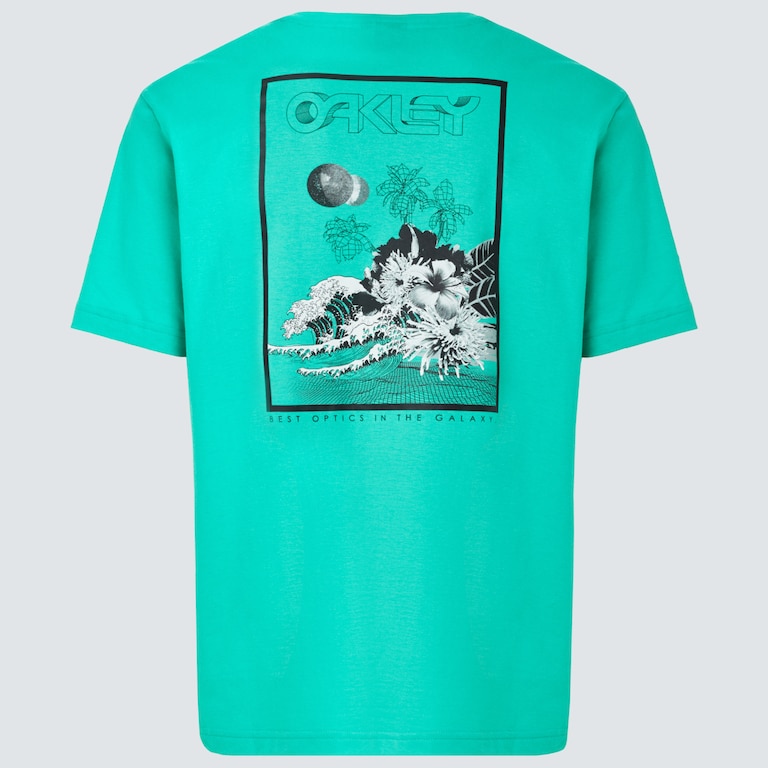 Interstellar Great Wave Tee - Mint Green