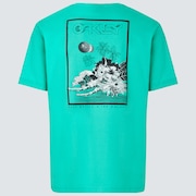 Interstellar Great Wave Tee - Mint Green