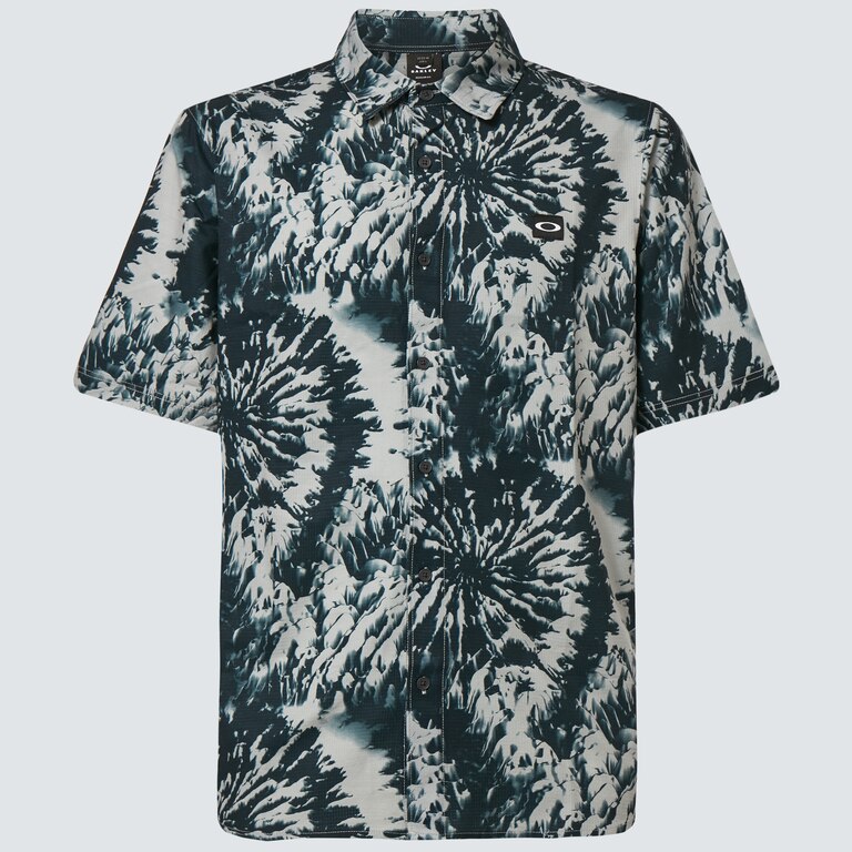 Oakley Mtn Dye Woven - Black Mountain Tie Dye