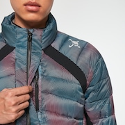 Skull Exalt Down Jacket - Black Print