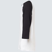 Relax Raglan 3/4 Tee - Off White/Black