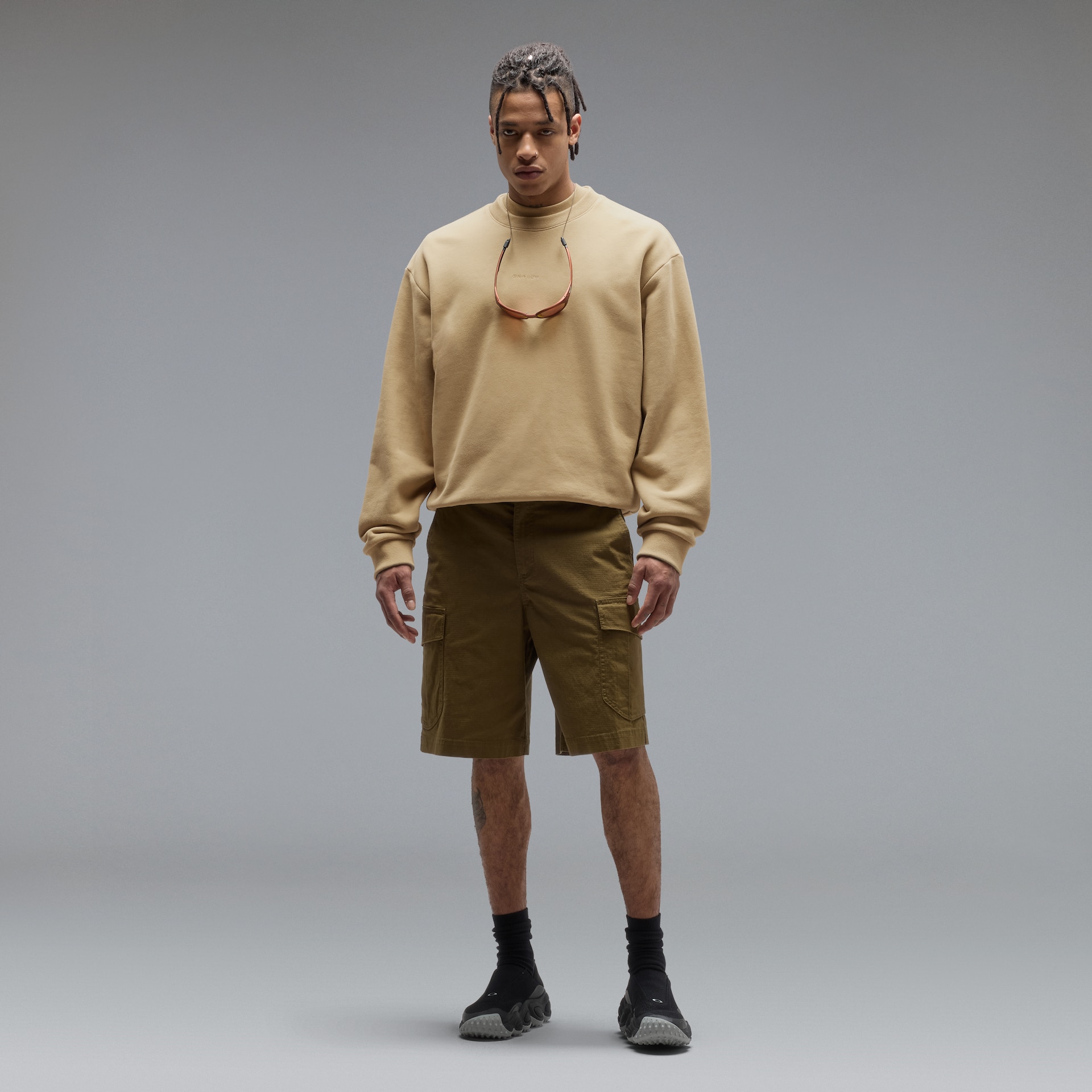 Oakley Soho Gen Crewneck Sweatshirt in Faded Green | Oakley® CA