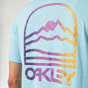Gradient Mountain B1B Tee - Bright Blue