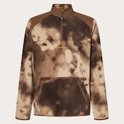 Tc Rykkinn Rc Fleece - Brown Clouds Print