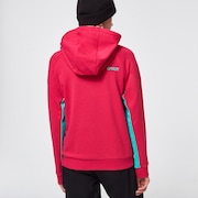 TNP Women's DWR Fleece Hoody - Rubine Red