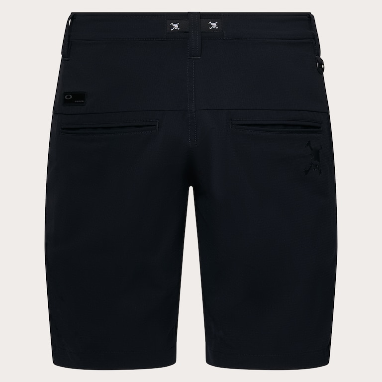 Skull Aerate Flap Shorts - Blackout