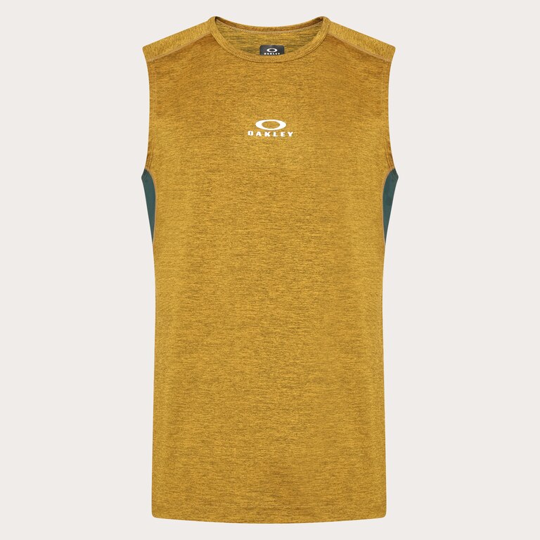 O Fit Rc Sleeveless Tee - Green/Yellow Heather