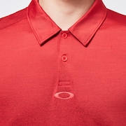 Gradient Gravity Polo 2.0 - Poppy/Deep Red Heather