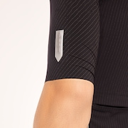 Gridskin Pinstripe SS Jersey - Blackout