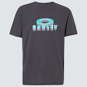 3D Repeat Bark Tee - Dark Gray Heather