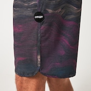 Marble Swirl 19" Boardshort - Ultra Purple Magma