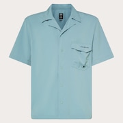 Cuban Collar SS Shirt - Pacific