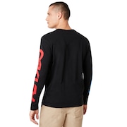 USA Star Long Sleeve Tee - Blackout