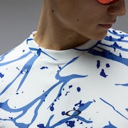 All Wave Sun Tee - Wave Print Blue/White